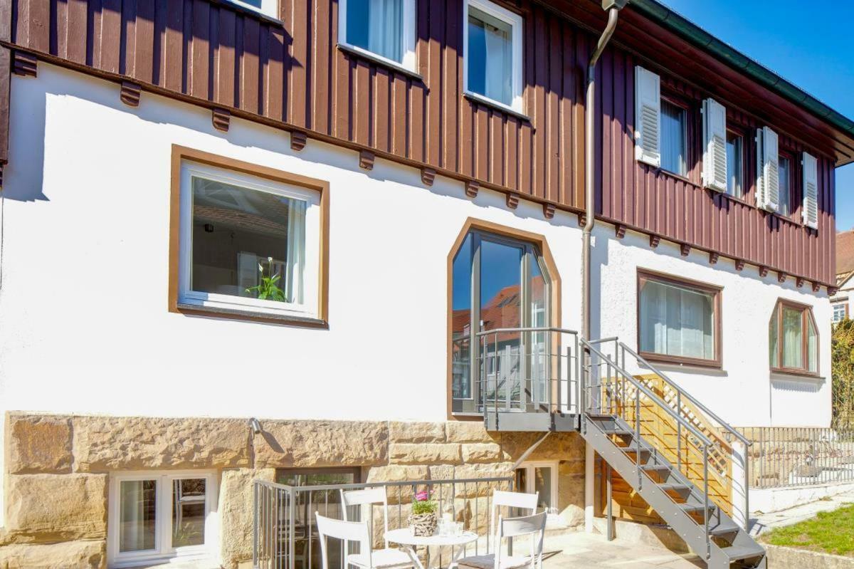 Tiny Ferienwohnung Am Stadtpark Schwäbisch Hall Eksteriør bilde